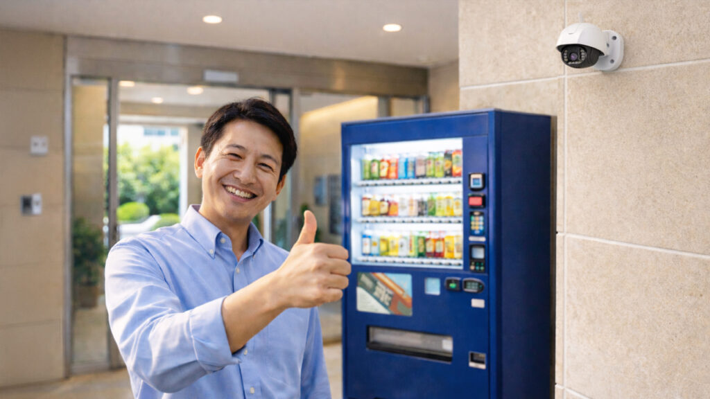 費用負担0円でマンションのトラブルを解決！防犯カメラ付き自販機が選ばれる理由と驚きの効果