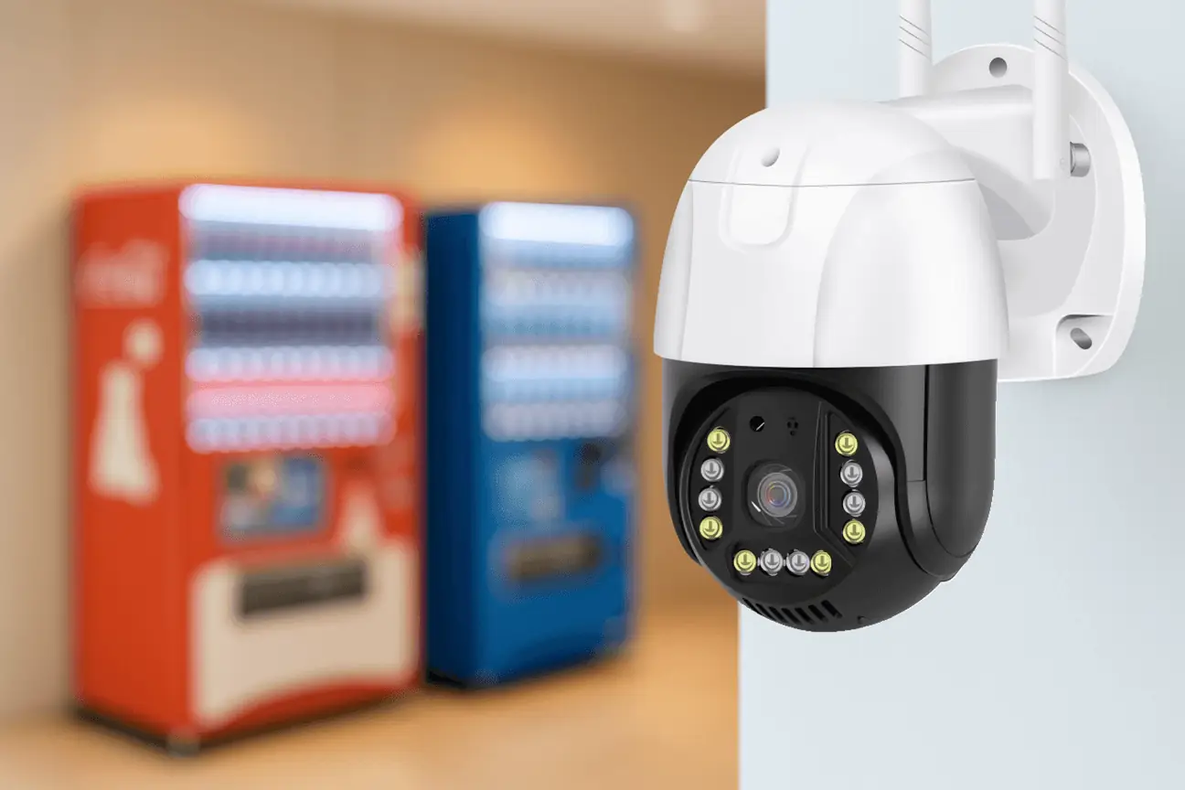防犯カメラ搭載の自販機サービスの概要